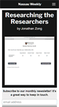 Mobile Screenshot of nassauweekly.com
